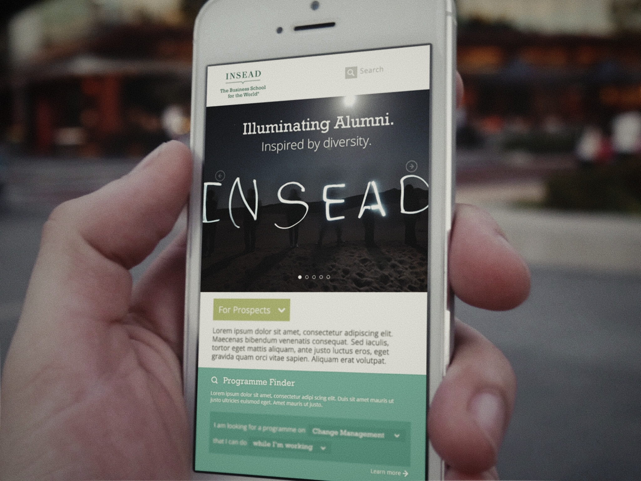 Case - Insead - mobile first